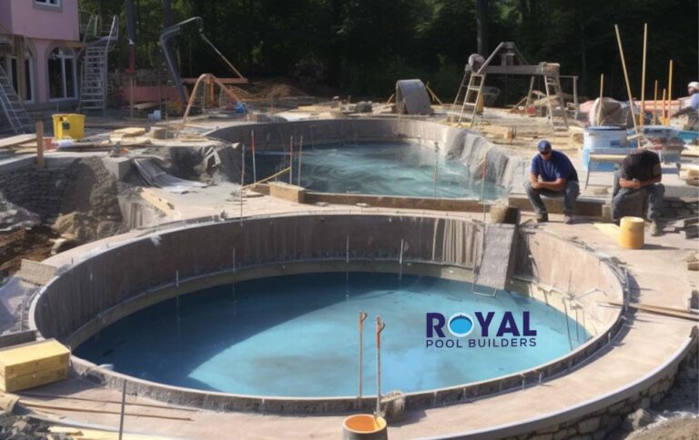 custom pool building by royal pool builders nj